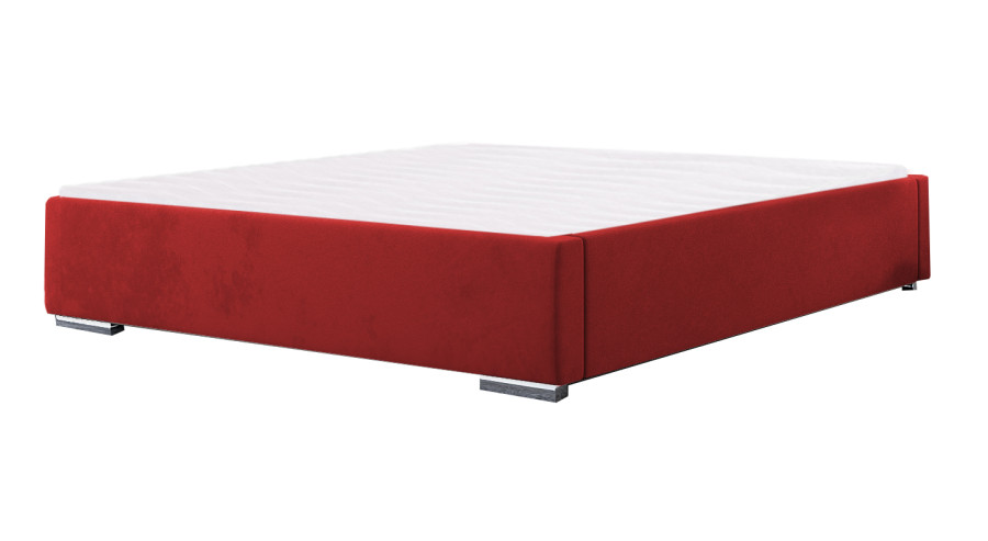 Łóżko tapicerowane MARBELLA czerwone casablanca