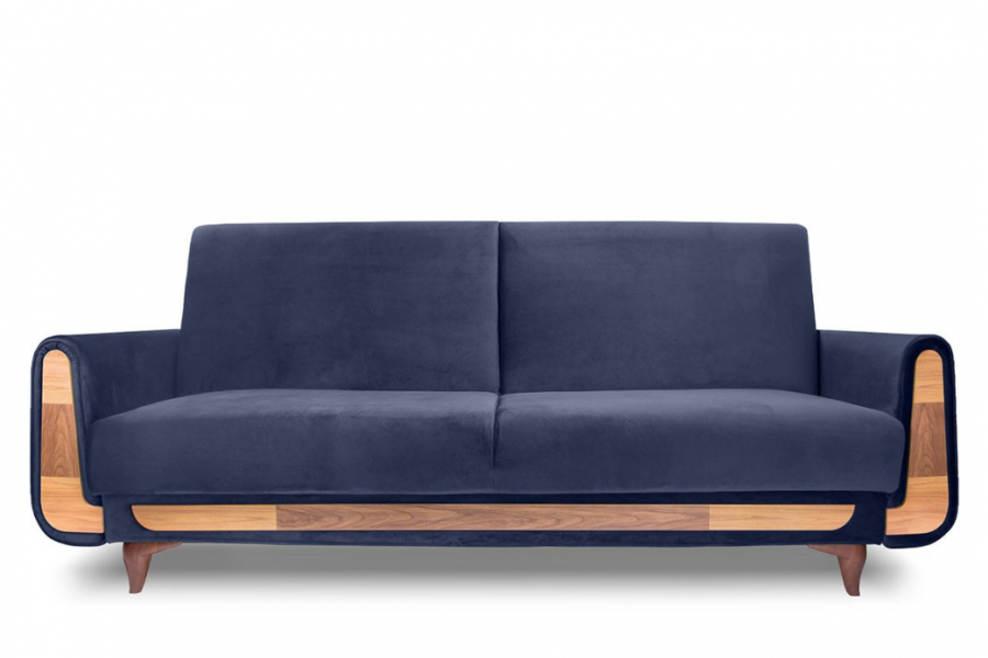 Sofa trzyosobowa REST granatowy