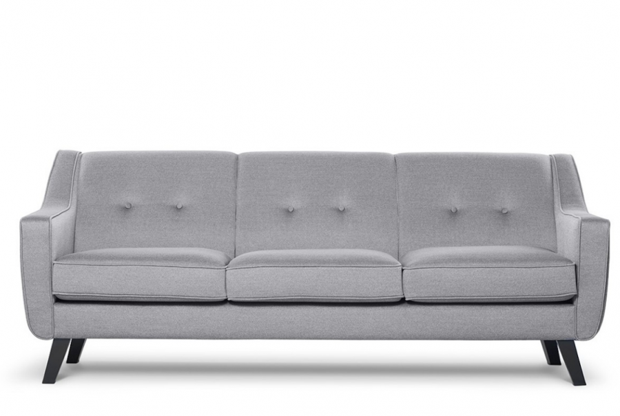 Sofa trzyosobowa ADEL jasny szary