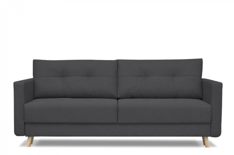 Sofa trzyosobowa CUBA ciemny szary
