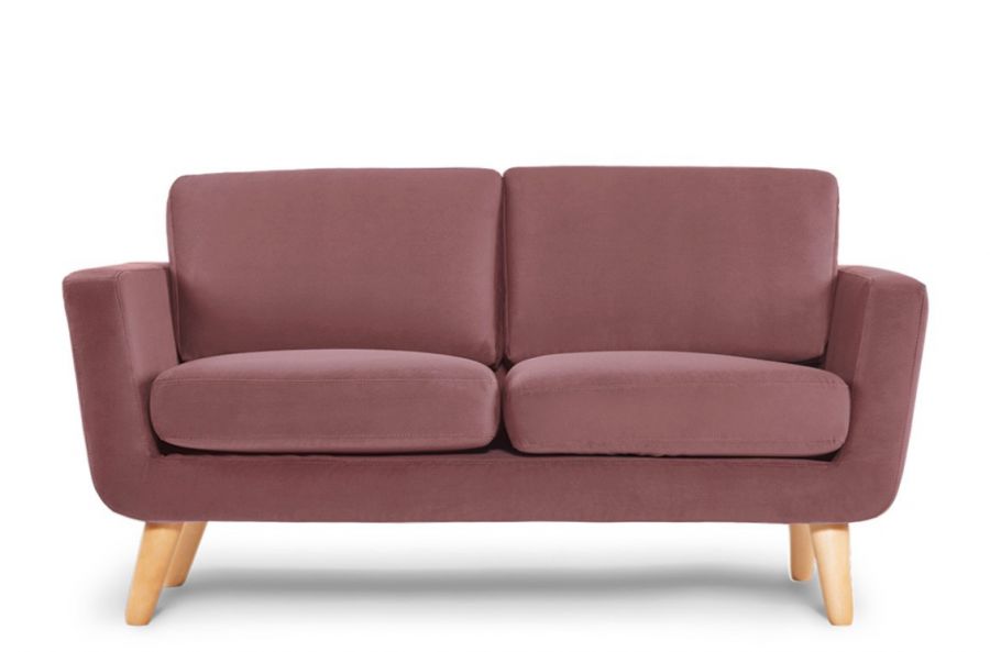 Sofa dwuosobowa DINA koralowy