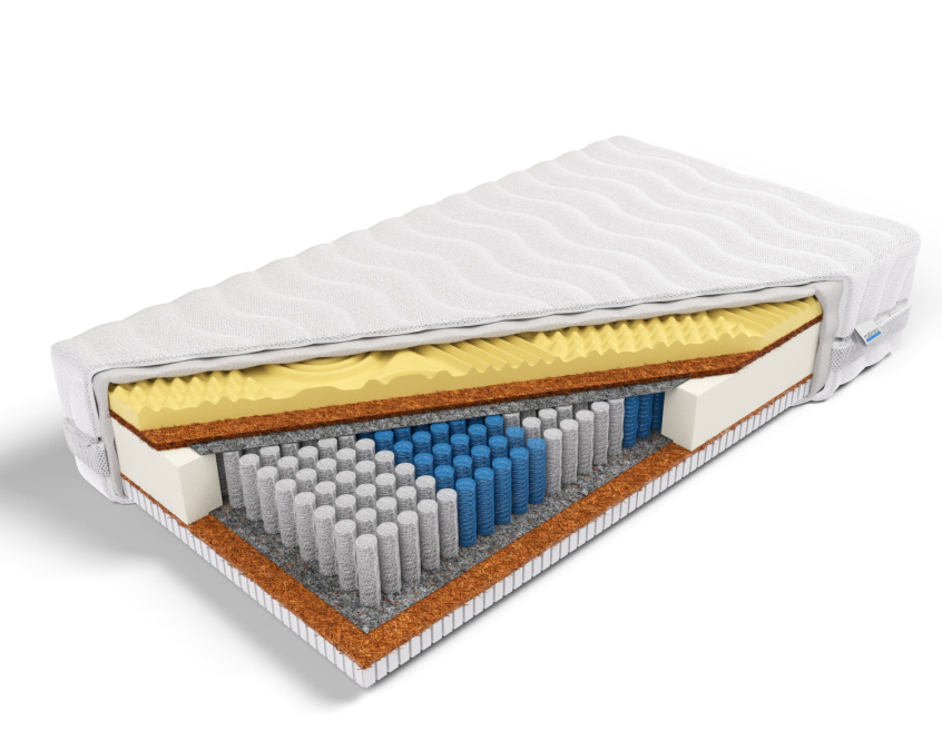 Zdjęcie Multipocket z memory lateksem i obustronnym kokosem Hyperion