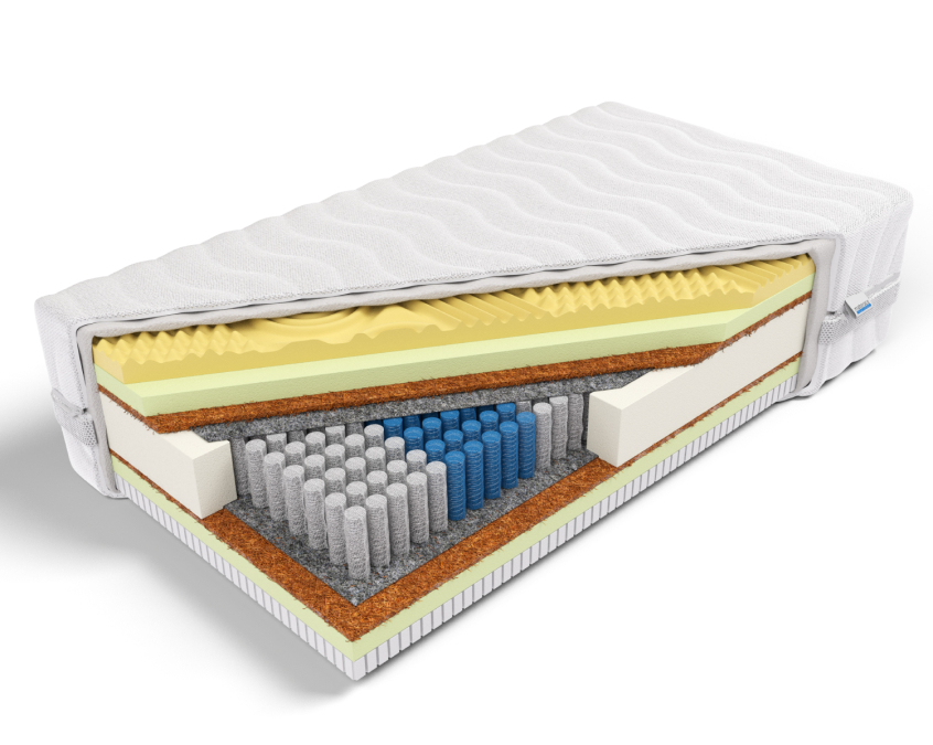 Zdjęcie Materac multipocket memory z lateksem i kokosem Jazon