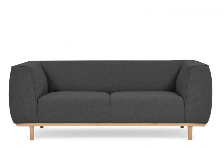 Sofa dwuosobowa PUMA ciemny szary