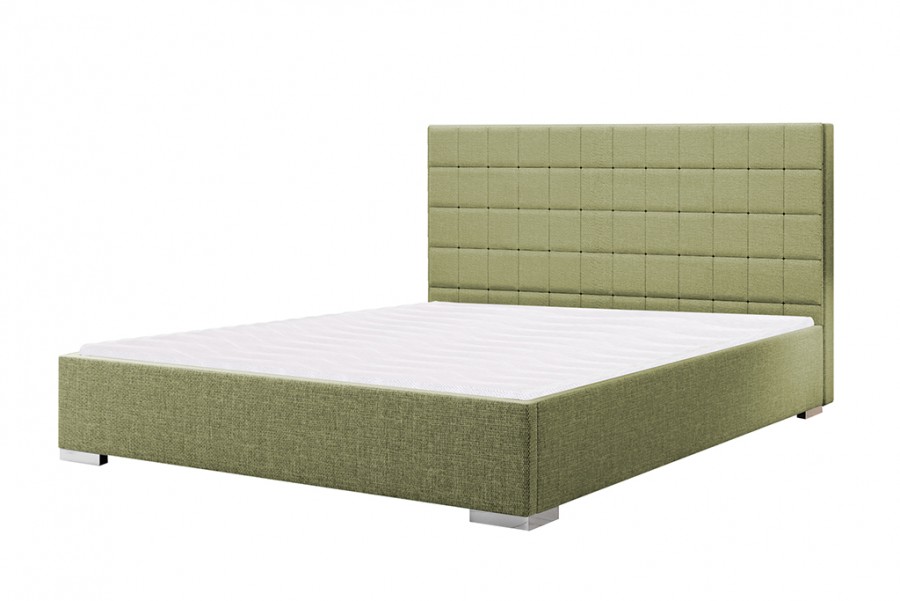 Łóżko tapicerowane SIENA zielone inari