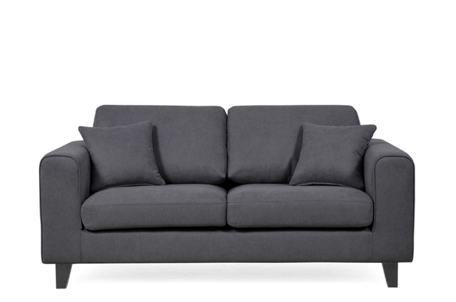 Sofa dwuosobowa TINO ciemny szary