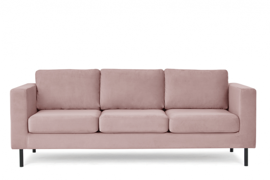 Sofa trzyosobowa TORONTO różowy