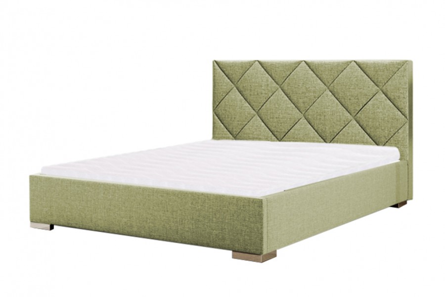 Łóżko tapicerowane TUMBA zielone inari