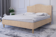 Łóżko tapicerowane AVEIRO ecru sawana 