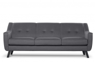 Sofa  trzyosobowa ADEL ciemny szary