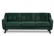 Sofa trzyosobowa ADEL ciemny zielony
