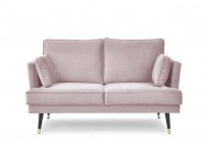Sofa dwuosobowa SHEILA różowy