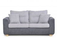 Sofa trzyosobowa MARK jasny szary/ciemny szary
