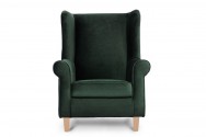 Fotel AGNES zielony/buk