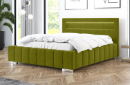 Łóżko tapicerowane MELILLA zielone casablanca