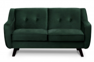 Sofa dwuosobowa ADEL ciemny zielony