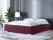 Łóżko tapicerowane MARBELLA czerwone monolith