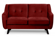 Sofa dwuosobowa ADEL bordowy