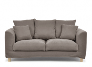 Sofa dwuosobowa BALI brązowy