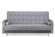 Sofa trzyosobowa FLORENCE szary/zielony