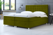 Łóżko kontynentalne TROMSO zielone casablanca