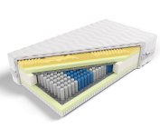 Materac multipocket memory z lateksem Orion