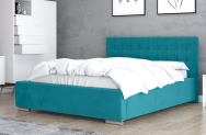 Łóżko tapicerowane SINES niebieskie casablanca