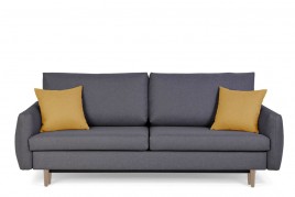 Sofa trzyosobowa TOBI szary/zółty