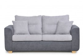 Sofa trzyosobowa MARK jasny szary/ciemny szary