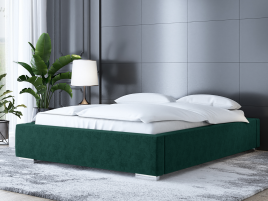 Łóżko tapicerowane MARBELLA zielone monolith