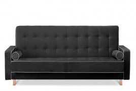 Sofa trzyosobowa FLORENCE czarny/szary