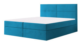 Łóżko kontynentalne AVESTA niebieskie casablanca