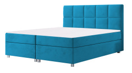 Łóżko kontynentalne NAZARE niebieskie casablanca
