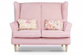 Sofa dwuosobowa ELLING różowy