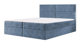 Łóżko kontynentalne AVESTA niebieski monolith