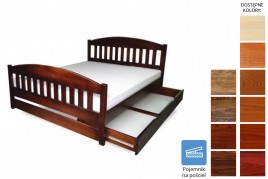 Łóżko drewniane Amida