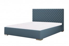 Łóżko tapicerowane BARI jasnoniebieskie esito