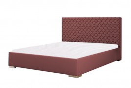 Łóżko tapicerowane BARI czerwone esito