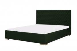 Łóżko tapicerowane BARI zielone esito