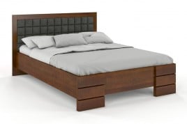 Łóżko drewniane Goti z pojemnikiem dąb rustikal