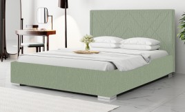 Łóżko tapicerowane PARMA zielone inari