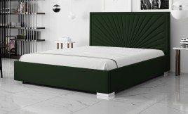 Łóżko tapicerowane RAWENNA zielone esito