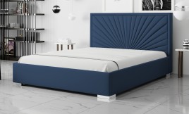 Łóżko tapicerowane RAWENNA niebieskie esito