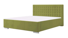 Łóżko tapicerowane LAGOS zielone casablanca