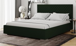 Łóżko tapicerowane BARI zielone esito
