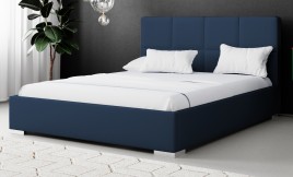 Łóżko tapicerowane GELA niebieskie esito