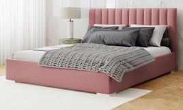 Łóżko tapicerowane PALERMO czerwonym esito