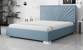 Łóżko tapicerowane RAWENNA jasnoniebieskie esito