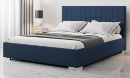 Łóżko tapicerowane SIENA niebieskie esito