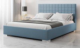 Łóżko tapicerowane SIENA jasnoniebieskie esito